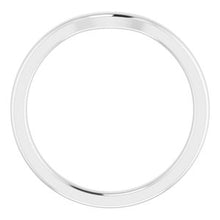 Load image into Gallery viewer, Sterling Silver Band for 4.5 mm Square Ring
