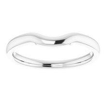 Load image into Gallery viewer, Sterling Silver Band for 8x6 mm Emerald Ring
