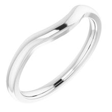 Load image into Gallery viewer, Sterling Silver Band for 8x6 mm Pear Ring

