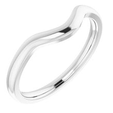 Load image into Gallery viewer, Sterling Silver Band for 12x10 mm Emerald Ring

