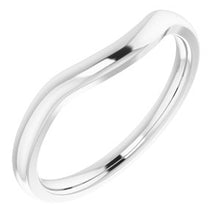 Load image into Gallery viewer, Sterling Silver Band for 8x8 mm Heart Ring
