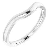Load image into Gallery viewer, Sterling Silver Band for 7.5 mm Square Ring
