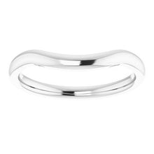 Charger l'image dans la galerie, Sterling Silver Band for 10x10 mm Heart Ring
