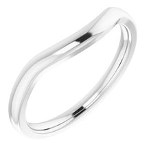 Charger l'image dans la galerie, Sterling Silver Band for 10x10 mm Heart Ring
