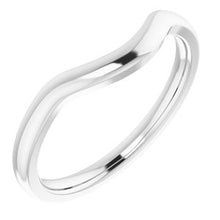 Load image into Gallery viewer, Sterling Silver Band for 10x7 mm Pear Ring
