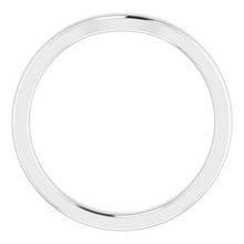 Charger l'image dans la galerie, Sterling Silver Band for 5 mm Asscher Ring
