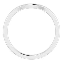 Load image into Gallery viewer, Sterling Silver Band for 7.5 mm Square Ring
