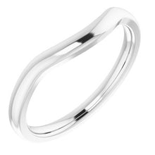 Charger l'image dans la galerie, Sterling Silver Band for 9x9 mm Heart Ring
