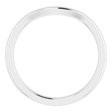 Load image into Gallery viewer, Sterling Silver Band for 8x8 mm Heart Ring
