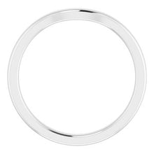 Load image into Gallery viewer, Sterling Silver Band for 6 mm Asscher Ring
