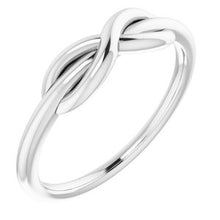 Load image into Gallery viewer, Sterling Silver Infinity-Style Ring
