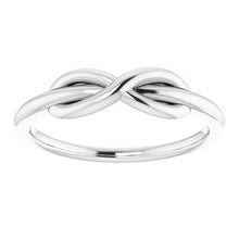 Load image into Gallery viewer, Sterling Silver Infinity-Style Ring
