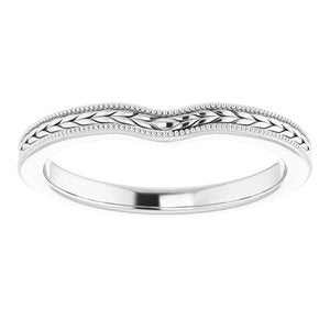 Sterling Silver Band for 4.8 mm Round Ring