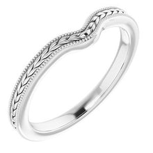 Load image into Gallery viewer, Sterling Silver Band for 6x4 mm Oval Ring
