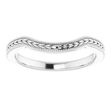 Load image into Gallery viewer, Sterling Silver Band for 10 mm Cushion Ring
