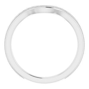Sterling Silver Band for 7 mm Round Ring