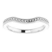 Load image into Gallery viewer, Sterling Silver Band for 8 mm Cushion Ring
