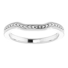 Load image into Gallery viewer, Sterling Silver Band for 8 mm Asscher Ring
