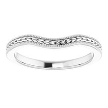 Load image into Gallery viewer, Sterling Silver Band for 7 mm Cushion Ring
