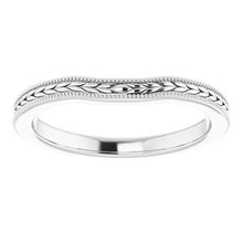 Load image into Gallery viewer, Sterling Silver Band for 5 mm Asscher Ring
