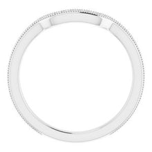 Load image into Gallery viewer, Sterling Silver Band for 7.5 mm Square Ring

