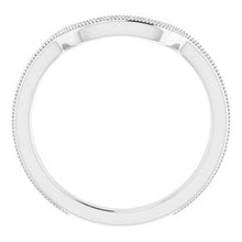 Load image into Gallery viewer, Sterling Silver Band for 11x9 mm Emerald Ring
