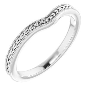 Sterling Silver Band for 5.5 mm Round Ring