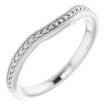 Load image into Gallery viewer, Sterling Silver Band for 6 mm Asscher Ring
