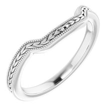 Load image into Gallery viewer, Sterling Silver Band for 10 mm Square Ring
