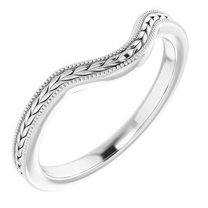 Sterling Silver Band for 10x8 mm Oval Ring