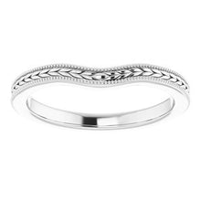 Load image into Gallery viewer, Sterling Silver Band for 6 mm Cushion Ring
