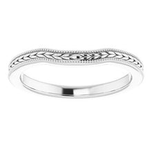 Load image into Gallery viewer, Sterling Silver Band for 6 mm Asscher Ring

