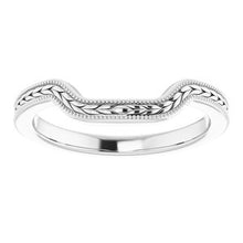 Load image into Gallery viewer, Sterling Silver Band for 11x9 mm Emerald Ring
