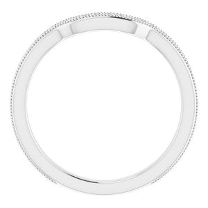 Sterling Silver Band for 6 mm Square Ring