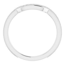 Load image into Gallery viewer, Sterling Silver Band for 8 mm Square Ring
