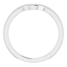 Load image into Gallery viewer, Sterling Silver Band for 7x5 mm Oval Ring
