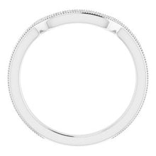 Load image into Gallery viewer, Sterling Silver Band for 10 mm Square Ring
