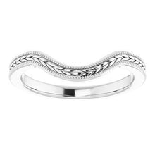 Load image into Gallery viewer, Sterling Silver Band for 12x10 mm Oval Ring
