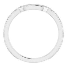 Load image into Gallery viewer, Sterling Silver Band for 5.5 mm Square Ring
