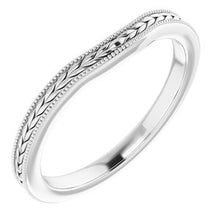 Load image into Gallery viewer, Sterling Silver Band for 5 mm Asscher Ring

