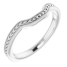 Load image into Gallery viewer, Sterling Silver Band for 8x6 mm Emerald Ring
