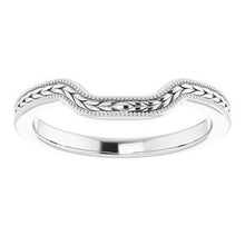 Load image into Gallery viewer, Sterling Silver Band for 9x7 mm Emerald Ring
