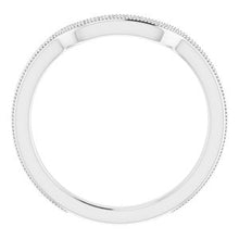 Load image into Gallery viewer, Sterling Silver Band for 9 mm Square Ring
