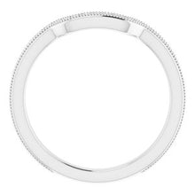 Load image into Gallery viewer, Sterling Silver Band for 7 mm Square Ring
