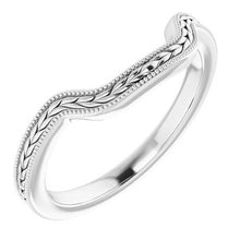 Load image into Gallery viewer, Sterling Silver Band for 12x10 mm Emerald Ring
