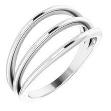 Charger l'image dans la galerie, Sterling Silver Negative Space Ring
