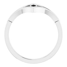 Charger l'image dans la galerie, Sterling Silver Negative Space Double "V" Ring
