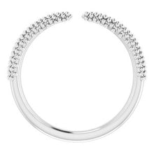 Charger l'image dans la galerie, Sterling Silver Beaded Negative Space Ring
