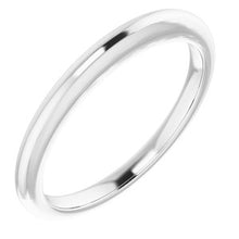 Charger l'image dans la galerie, Sterling Silver Band for 9x7 mm Oval Ring
