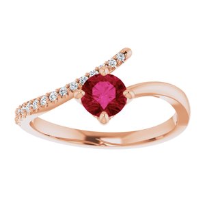 Accented Bypass Ring  